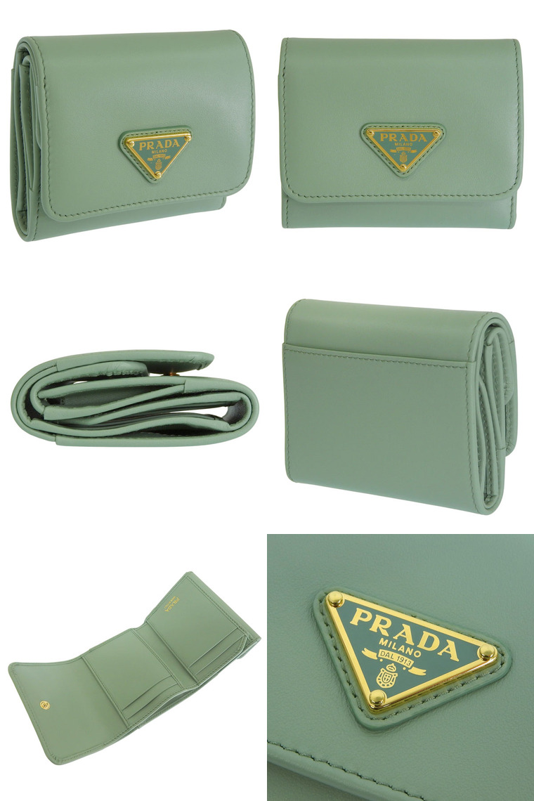 PRADA（プラダ） 財布 レディース 3つ折り 折財布 ミニ財布 コンパクト