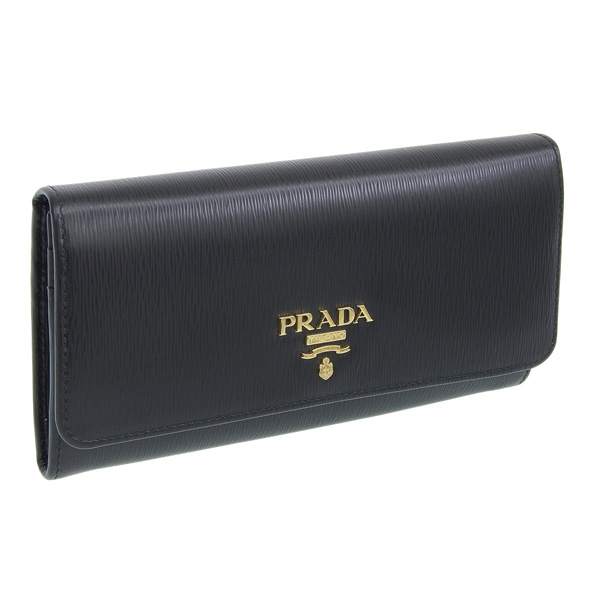 【ストアポイント5％還元】プラダ 財布 レディース アウトレット 長財布 ブラック 1MH132 VITELLO MOVE I NERO PRADA