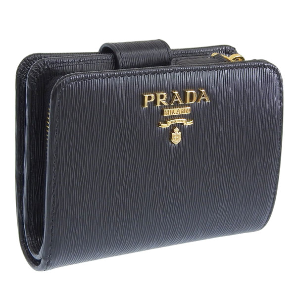 プラダ(PRADA) レザー レディース二つ折り財布 | 通販・人気