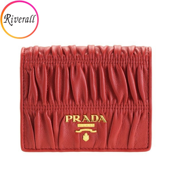 【数量限定セール】プラダ PRADA 財布 折財布 二つ折り アウトレット 1mv204naga