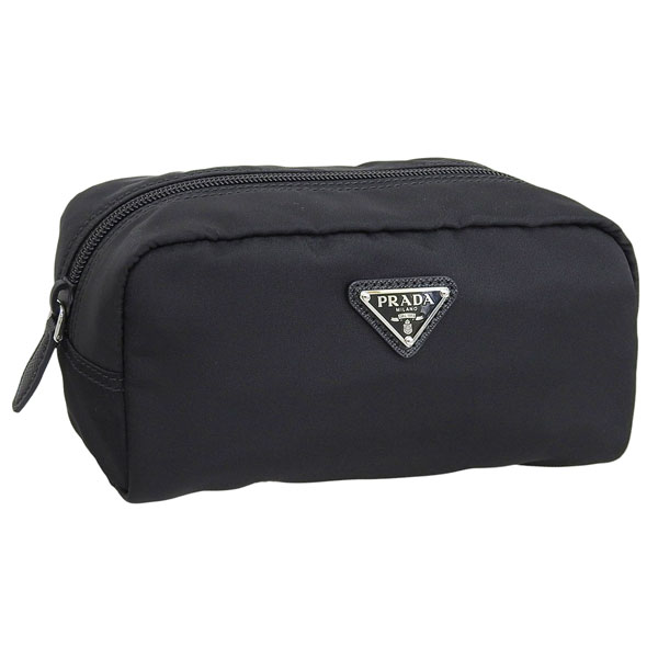 プラダ コスメポーチ 化粧ポーチ トラベルポーチ レディース アウトレット ブラック TESSUTO COSMETEIC CASE 1NA350 2BQP F0002 NERO PRADA