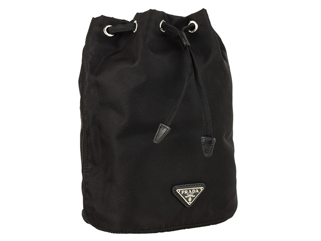【美品】 PRADA プラダ ポーチ 巾着 化粧ポーチ PRADA（プラダ） コスメポーチ 化粧ポーチ 巾着ポーチ レディース