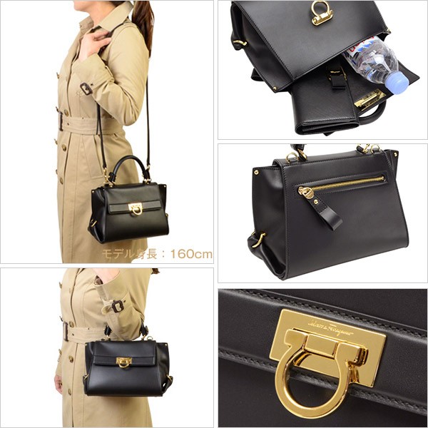 サルヴァトーレフェラガモ Salvatore Ferragamo バッグ ハンドバッグ 2way 斜めがけ ショルダー SOFIA ソフィア  21d570