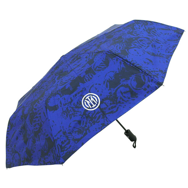 インテルミラノ 折りたたみ傘 折り畳み傘 メンズ アウトレット ブルーマルチ IM OMBRELLO ALL OVER 23I015U0 102 INTER MILANO