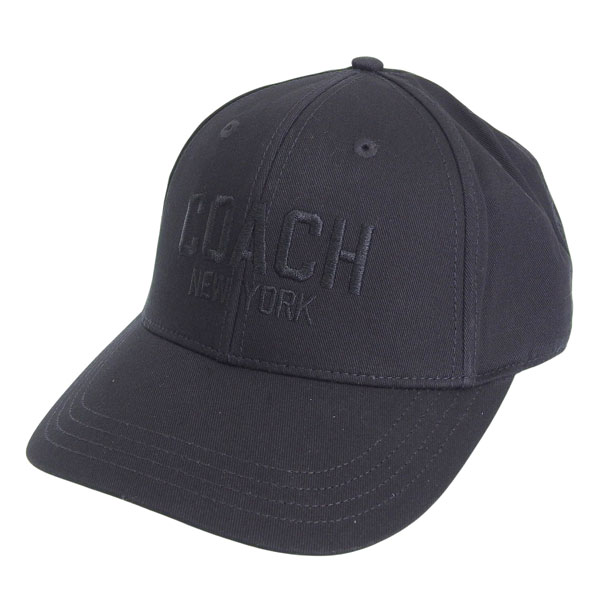 コーチ 帽子 メンズ レディース キャップ M/L コットン ブラック COACH EMBROIDERED BASEBALL HAT 29CO100321001BKL COACH