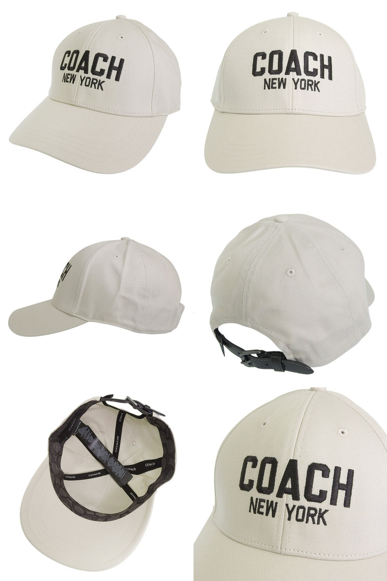 COACH（コーチ） 帽子 メンズ レディース キャップ M L コットン