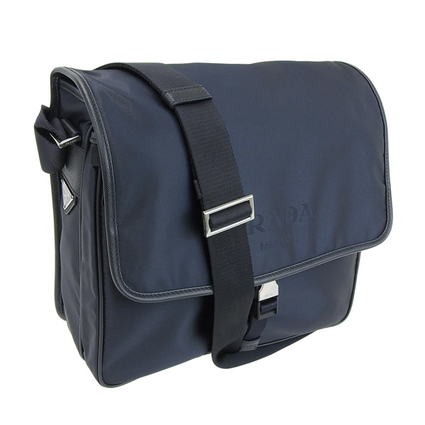 プラダ PRADA ショルダーバッグ バッグ ナイロン サフィアーノレザー ダークブルー レディース 2vd166tesa-bleu-zz 新生活  ブランド 母の日　土日祝も毎日発送します PRADA（プラダ） バッグ ショルダーバッグ バッグ ナイロン
