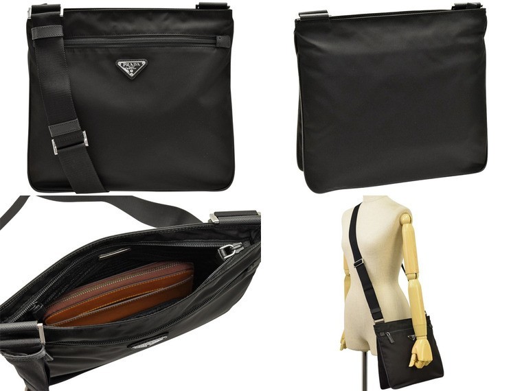 PRADA プラダ ショルダーバッグ 斜めがけ メンズ アウトレット