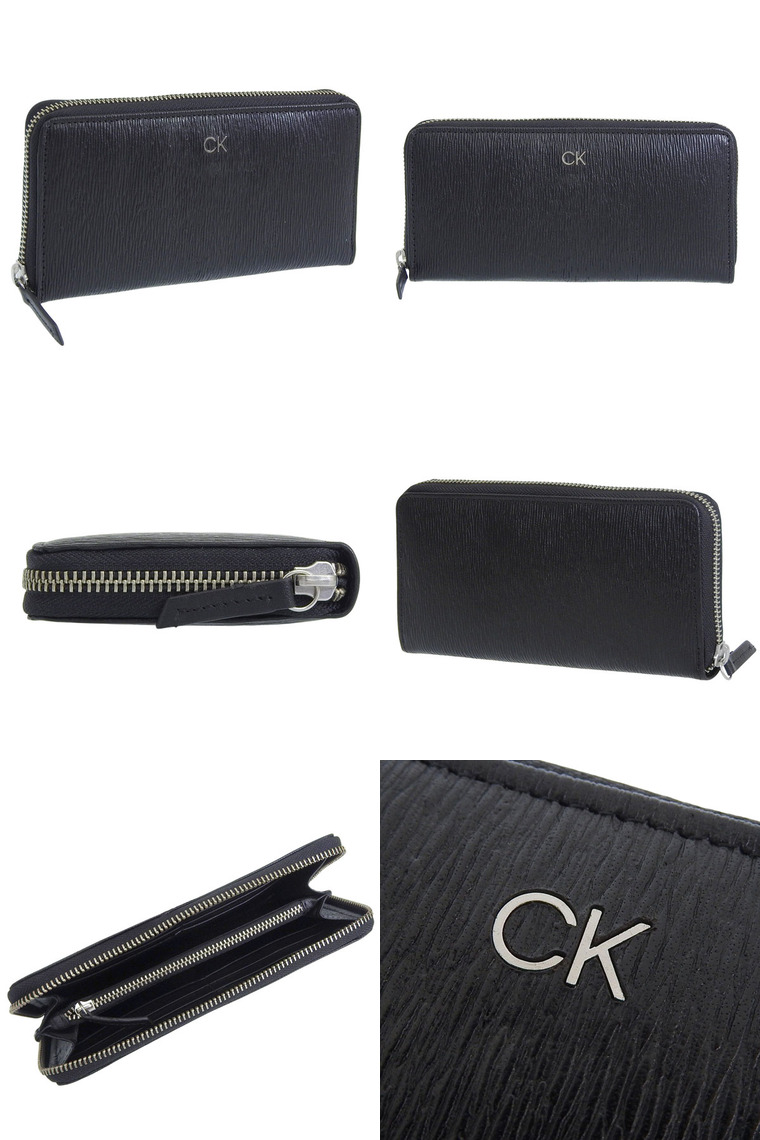Calvin Klein（カルバン・クライン） 財布 メンズ 長財布 レザー