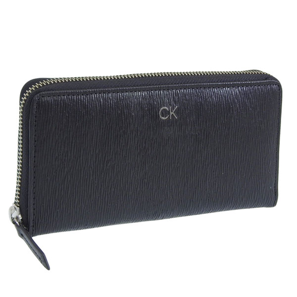 カルバンクライン 財布 メンズ 長財布 レザー ブラック ZIP AROUND 31CK190004 CALVIN KLEIN