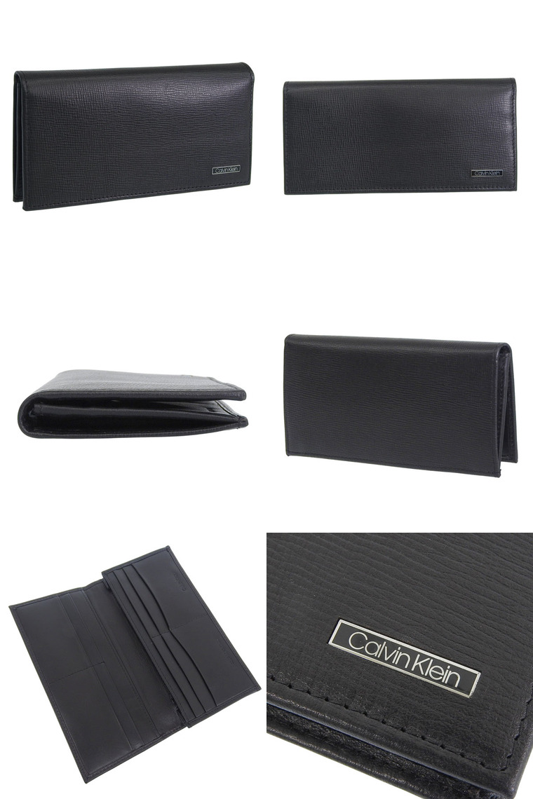  財布 長財布 本革 SECRETARY メンズ Calvin Klein（カルバン・クライン） 財布 メンズ 長財布 レザー