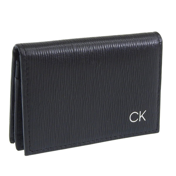 カルバンクライン 名刺入れ メンズ カードケース レザー ブラック CARD CASE 31CK200002 CALVIN KLEIN