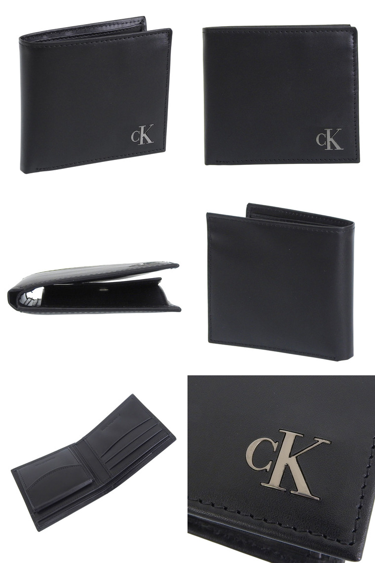 Calvin Klein（カルバン・クライン） 財布 メンズ 2つ折り 折財布