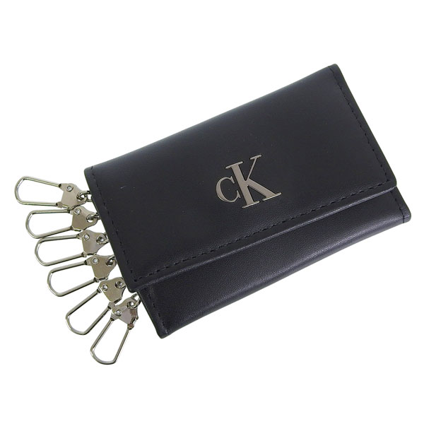 カルバンクライン キーケース 6連 メンズ レザー ブラック KEY CASE 31KJ170001 CALVIN KLEIN
