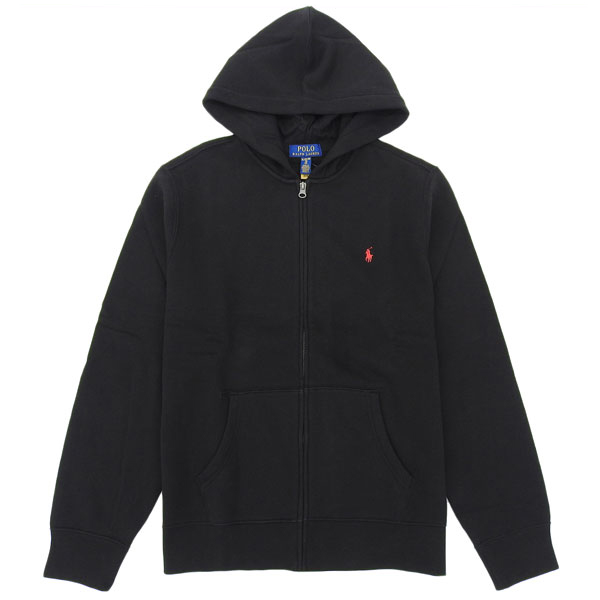 ラルフローレン パーカー フーディー フルジップ USボーイズサイズ メンズ レディース 大人もOK キッズ XL(18-20) ブラック CORE REPLEN 323547626003XLBK RALPH LAUREN