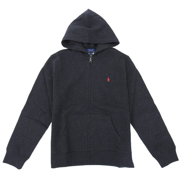 ラルフローレン パーカー フーディー フルジップ USボーイズサイズ メンズ レディース 大人もOK キッズ L(14-16) ダークグレー CORE REPLEN 323547626004LDGY RALPH LAUREN