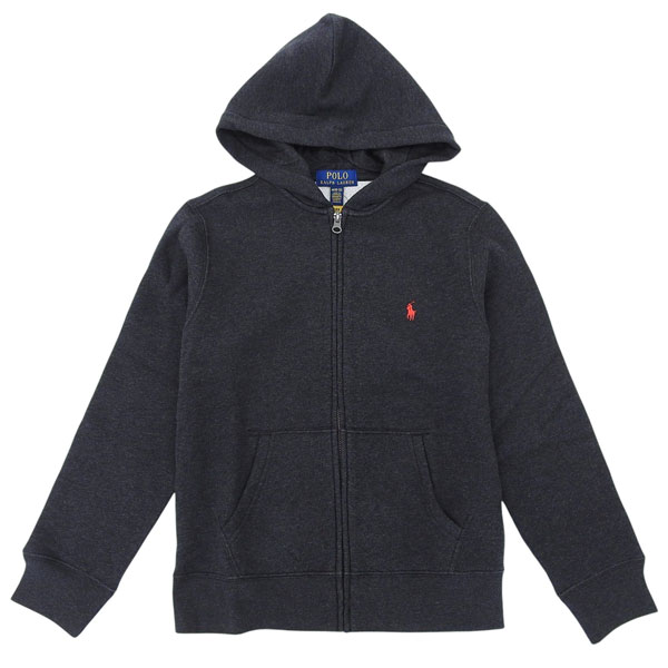 ラルフローレン パーカー フーディー フルジップ USボーイズサイズ メンズ レディース 大人もOK キッズ M(10-12) ダークグレー CORE REPLEN 323547626004MDGY RALPH LAUREN