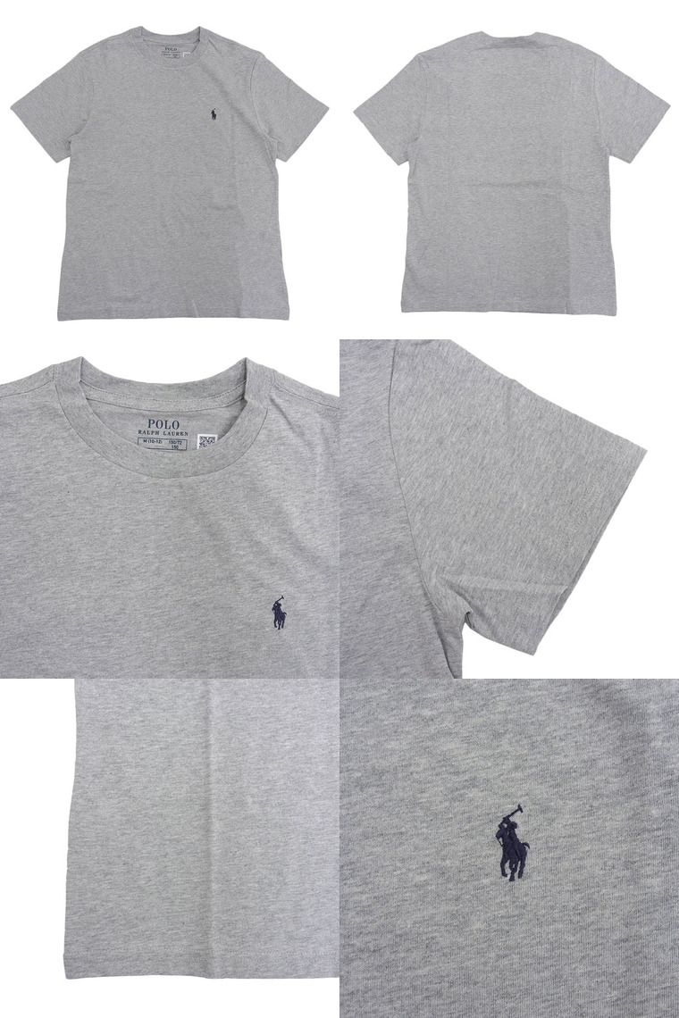 【新品】Polo Ralph Lauren グレー ポロワンピース 半袖 POLO RALPH LAUREN（ポロ・ラルフローレン） 特価 ポロ ラルフローレン