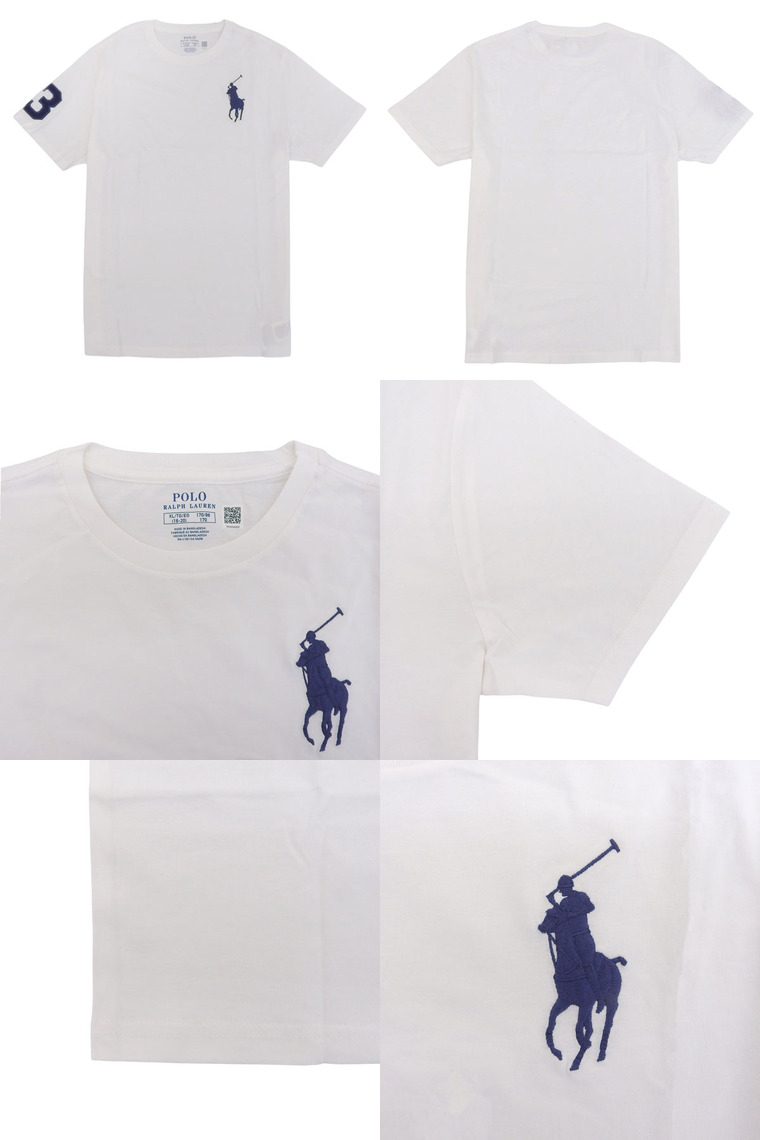 R*T様 Polo by Ralph Lauren 半袖シャツ ホワイト POLO RALPH LAUREN（ポロ・ラルフローレン） ラルフローレン Tシャツ