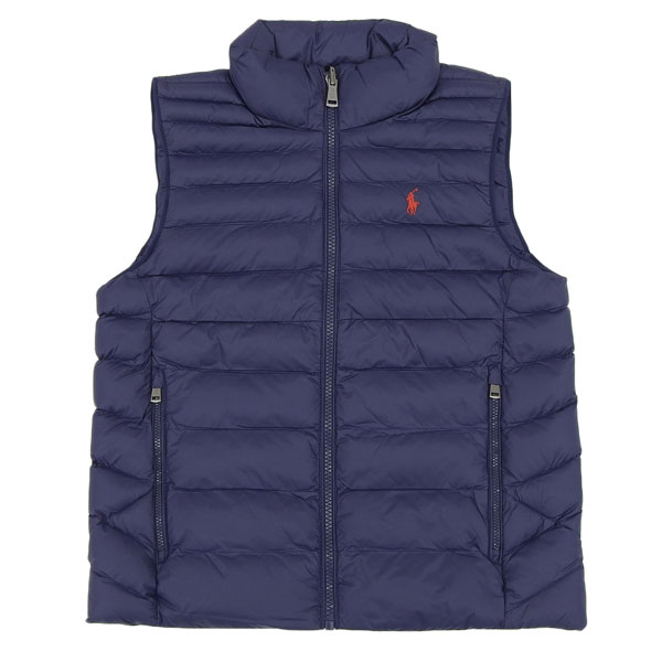 並行輸入品】ラルフローレン ダウンベスト USボーイズサイズ L メンズ