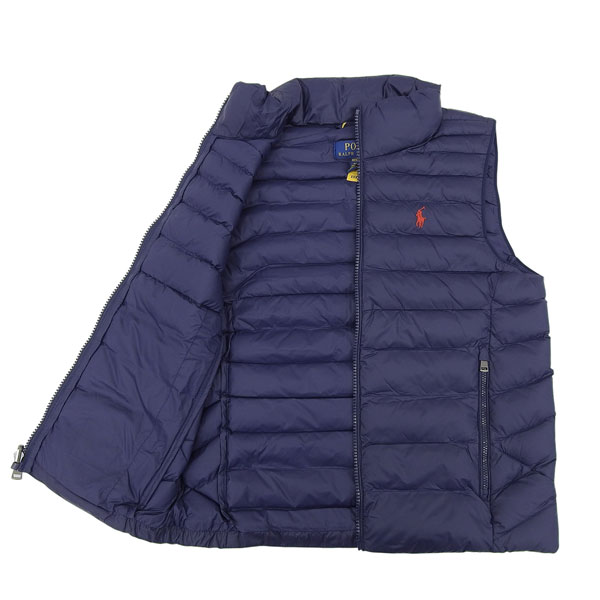 並行輸入品】ラルフローレン ダウンベスト USボーイズサイズ L メンズ