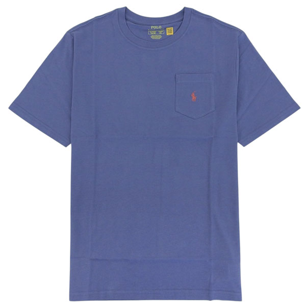 ラルフローレン Tシャツ カットソー 半袖 USボーイズサイズ キッズ レディース 大人もOK L(14 16) コットン ブルー 323970333504BLL RALPH LAUREN