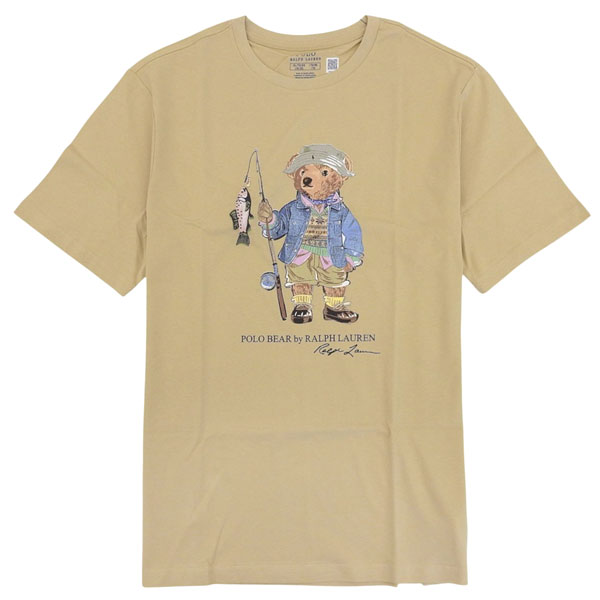 ラルフローレン Tシャツ カットソー 半袖 USボーイズサイズ キッズ レディース 大人もOK M(10 12) コットン クリーム 323B20172001CRM RALPH LAUREN