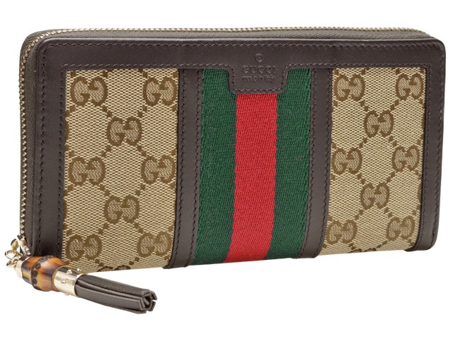 【ストアポイント5％還元】グッチ 財布 長財布 GUCCI バンブー