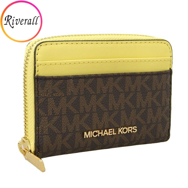 マイケルコース MICHAEL KORS 名刺入れ カードケース BUTTERCUP イエロー レディース 35h9gtvz2b :35h9gtvz2b butercp:Riverall(リヴェラール)