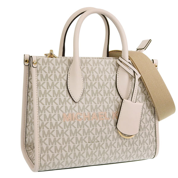 マイケルコース バッグ レディース 2WAY ショルダー ハンドバッグ アウトレット ホワイトマルチ MIRELLA SM SHOPPER 35R5G7ZT1B LTCRMU MICHAEL KORS