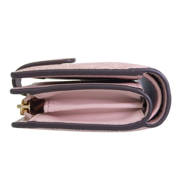 新品未使用✨マイケルコース コンパクト　二つ折り財布 コンパクト　ピンクベージュ MICHAEL KORS（マイケルコース） 財布 レディース 2つ折り 折財布