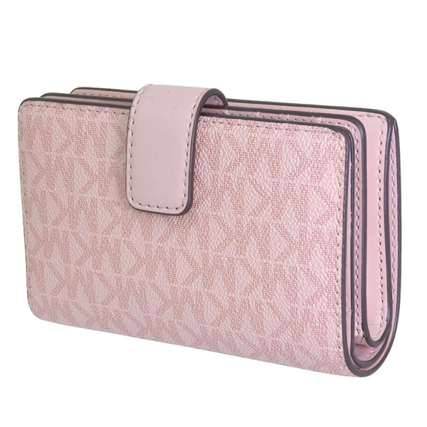 マイケルコース☆新品☆ EMPIRE レザー 二つ折り財布/ピンク マイケルコース MICHAEL KORS 財布 （ピンク） -ファッション通販