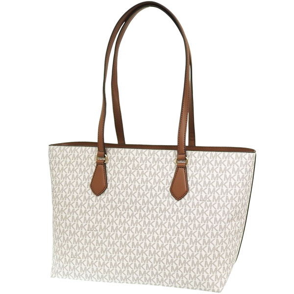Michael Kors トートバッグ ホワイト/ブラウン マイケル マイケル コース MICHAEL MICHAEL KORS バッグ トートバッグ