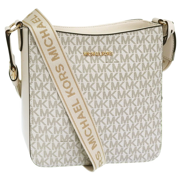 マイケルコース バッグ レディース ショルダーバッグ アウトレット ホワイト JET SET TRAVEL SM NS XBODY 35S5GTVC1B-LTCRML MICHAEL KORS