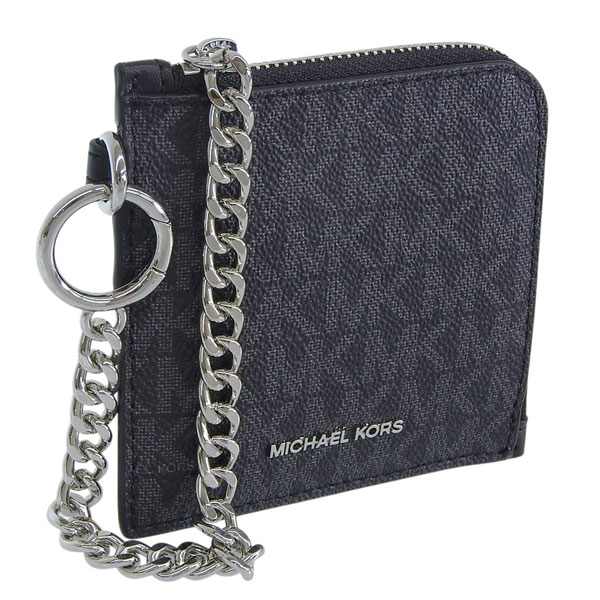 マイケルコース カードケース コインケース 小銭入れ レディース アウトレット PVC ブラック JET SET TRAVEL MD ZA WALLET 35S6STVC6B BLACK MICHAEL KORS