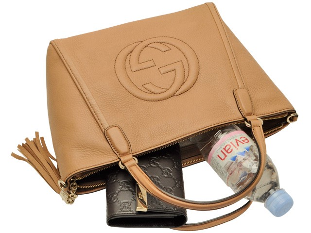 【美品】 グッチ ソーホー 2wayバッグ ベージュ 369176 GUCCI - 【中古】 グッチ ハンドバッグ ソーホー 369176
