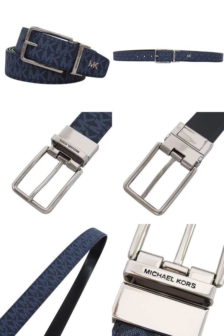 マイケルコース ベルト メンズ リバーシブル アウトレット NS コーティングキャンバス レザー 34MM CTFR DRESS BELT 36F1LBLY9B MICHAEL KORS | MICHAEL KORS | 04