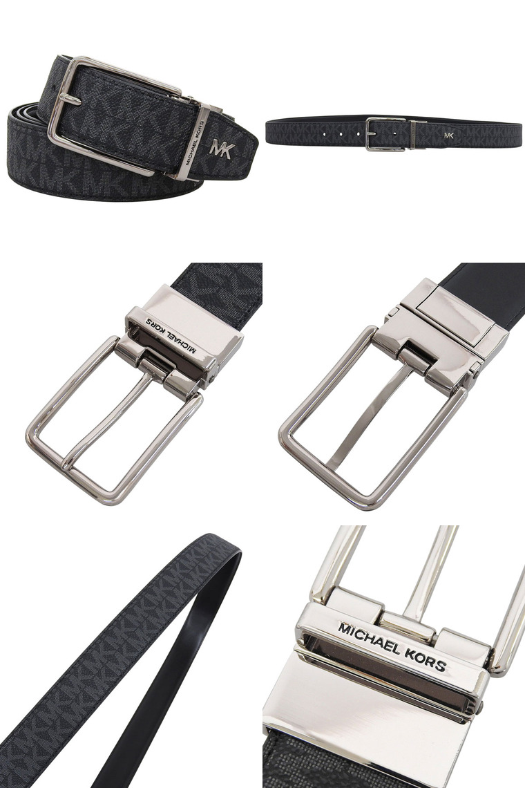 マイケルコース ベルト メンズ リバーシブル アウトレット NS コーティングキャンバス レザー 34MM CTFR DRESS BELT 36F1LBLY9B MICHAEL KORS | MICHAEL KORS | 03