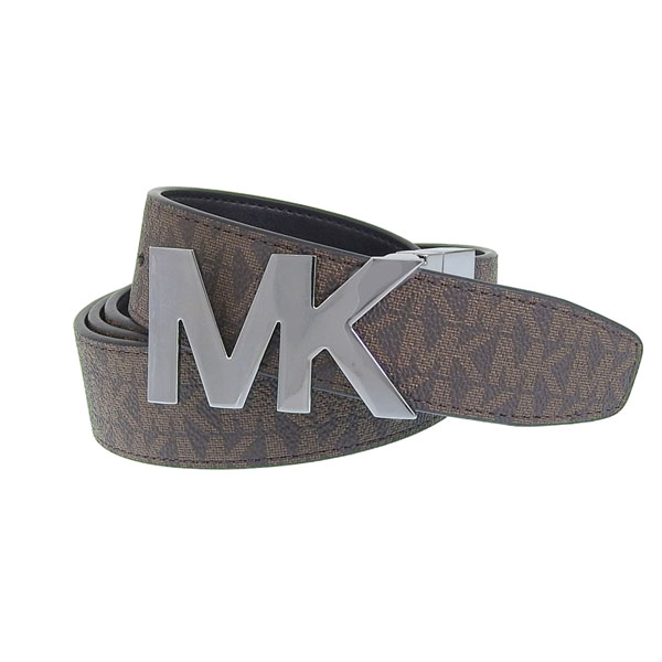マイケルコース ベルト メンズ アウトレット N S ブラウンブラック REVERSIBLE SIGNATURE LOGO AND LEATHER BELT 36S1LBLY1B BRNBLK MICHAEL KORS