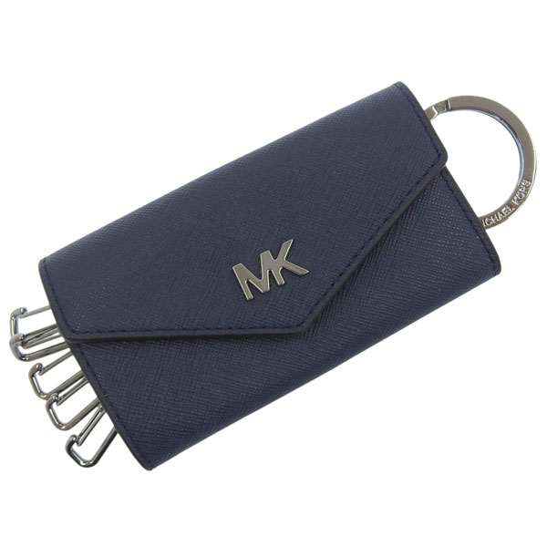 マイケルコース キーケース 5連 メンズ アウトレット レザー ネイビー クーパー キーホルダー COOPER KEY HOLDER 36S5LCOK1U-NAVY MICHAEL KORS
