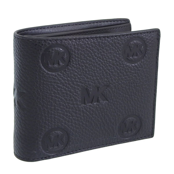 マイケルコース 財布 メンズ 2つ折り 折財布 札入れ 小銭入れなし アウトレット ブラック COOPER BILLFOLD W PASSCASE 36S6LCOF2V BLACK MICHAEL KORS