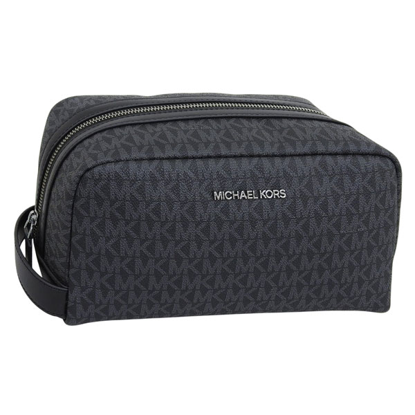 マイケルコース バッグ メンズ クラッチバッグ アウトレット ブラック TRAVEL TOILETRY KIT 37F4LTRV1B-BLACK MICHAEL KORS