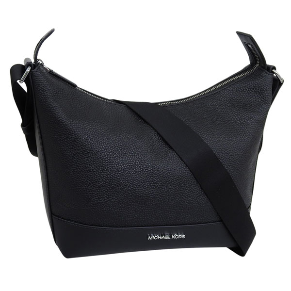 マイケルコース バッグ メンズ ショルダーバッグ アウトレット ブラック SOFT CRESCENT BAG 37T5LCOL6L-BLACK MICHAEL KORS