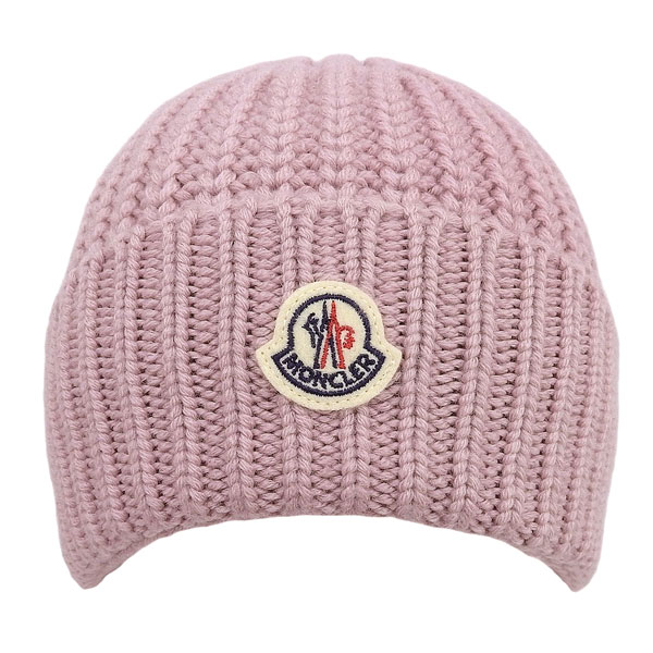 MONCLER（モンクレール） 帽子 レディース ニット帽 UNI ウール ピンク