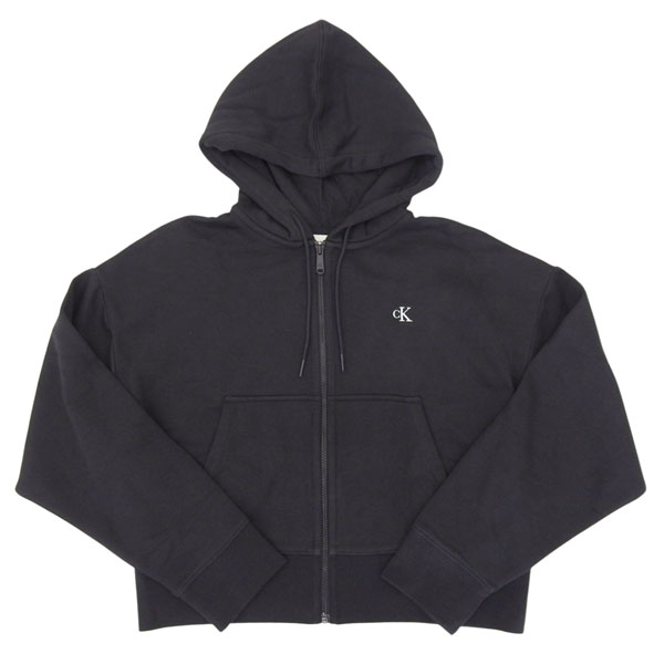 カルバンクライン ロングスリーブ アーカイブ ロゴパーカー レディース アウトレット XSサイズ ブラック 40WH104-002XS CALVIN KLEIN