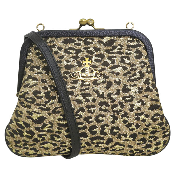 ヴィヴィアンウエストウッド バッグ レディース ショルダーバッグ クラッチ ゴールドマルチ VIVIENNE VIVIENNE’S CLUTCH 4402009CUW00N3D201 VIVIENNE WESTWOODの画像