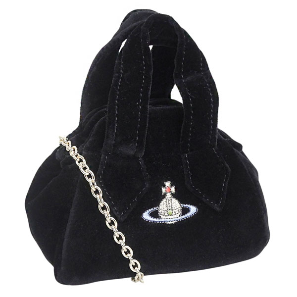 ヴィヴィアンウエストウッド バッグ レディース ショルダーバッグ ハンドバッグ 黒 ARCHIVE YASMINE MINI YASMINE BAG 45030010W00BXN405 VIVIENNE WESTWOOD