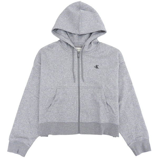 カルバンクライン スウェットパーカー レディース アウトレット L グレー 47A216G-030L CALVIN KLEIN