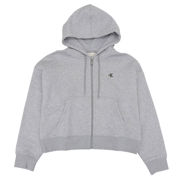 カルバンクライン M スウェットパーカー レディース アウトレット グレー LS ARCHIVE LOGO FLEECE FZ HOOD 47A216G P79M CALVIN KLEIN