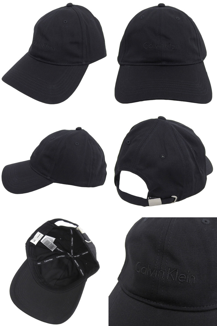   カルバンクライン キャップ ブラック CK Calvin Klein カルバンクライン CAP キャップ ブラック | noselow